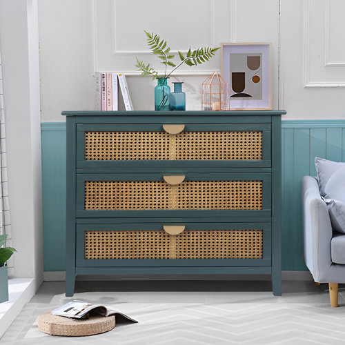 Winston Porter 3 Drawer Dresser Wayfair